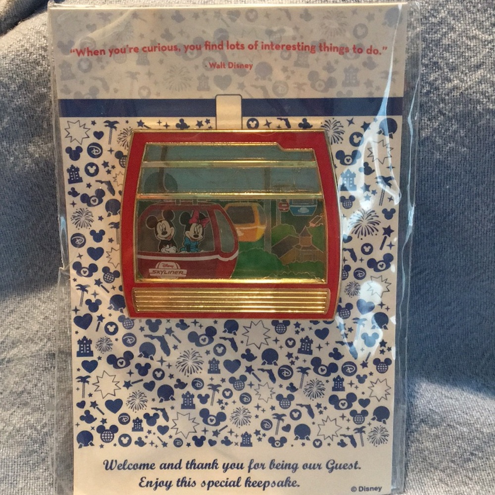 Walt Disneyworld skyliner pin